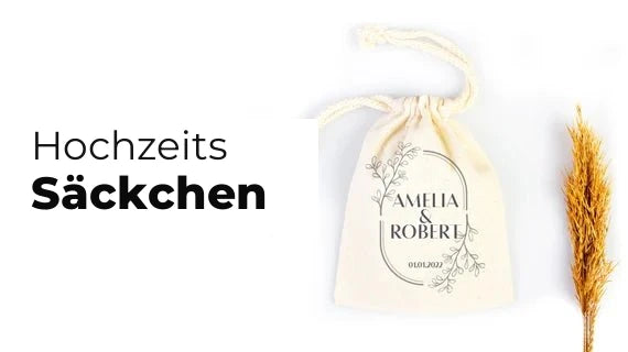 Hochzeits-Säckchen für Gastgeschenke