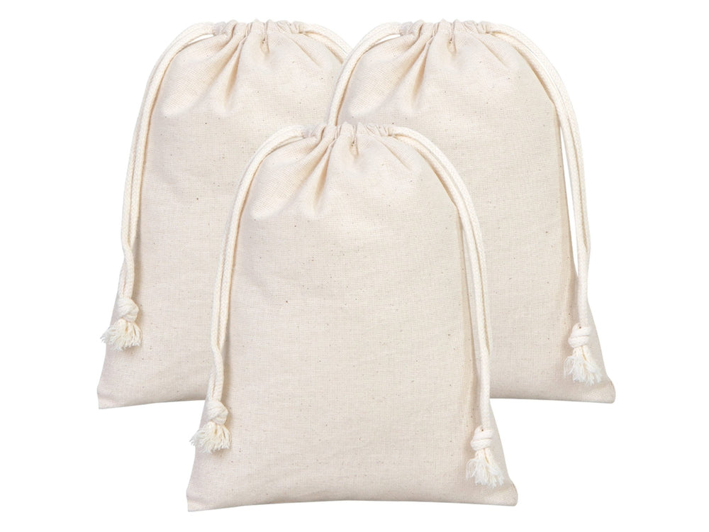 Cotton Drawstring Pouch 6"x8" | Natural Favor & Gift Bag | Pamusan