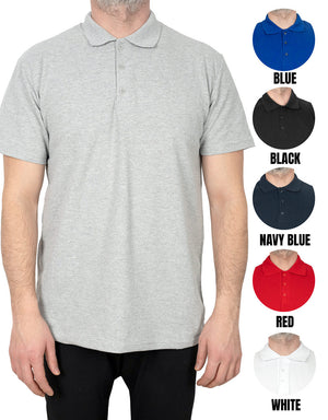 Wholesale Polo Collar T-Shirt Gray Color - Pamusan.com