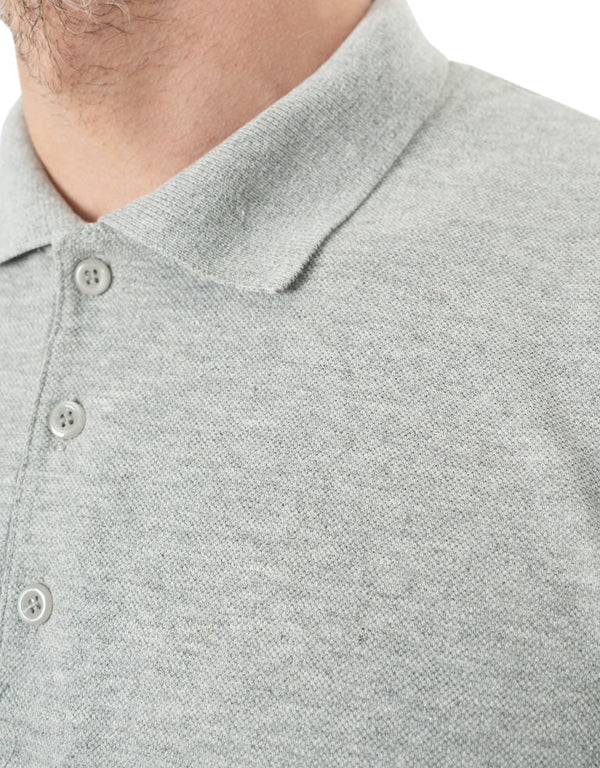 Wholesale Polo Collar T-Shirt Gray Color - Pamusan.com