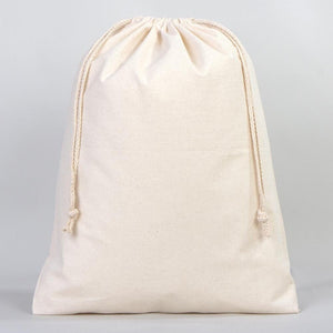 Cotton Drawstring Pouch 16"x20" | Natural Large Favor & Gift Bag | Pamusan